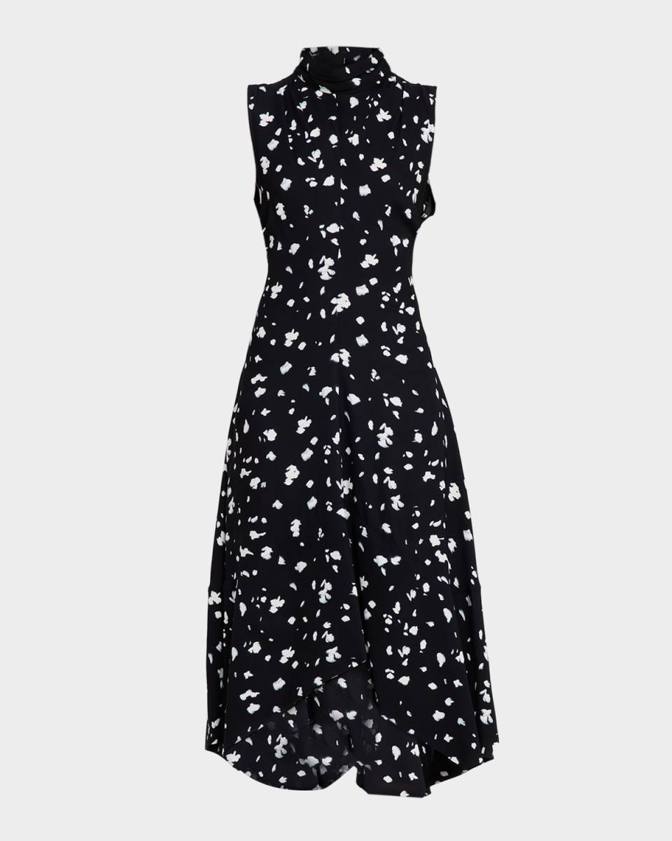 Devora Sleeveless High-Neck Dress